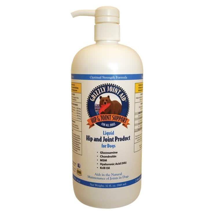 Grizzly Joint Aid 4 Dogs Liquid 32oz