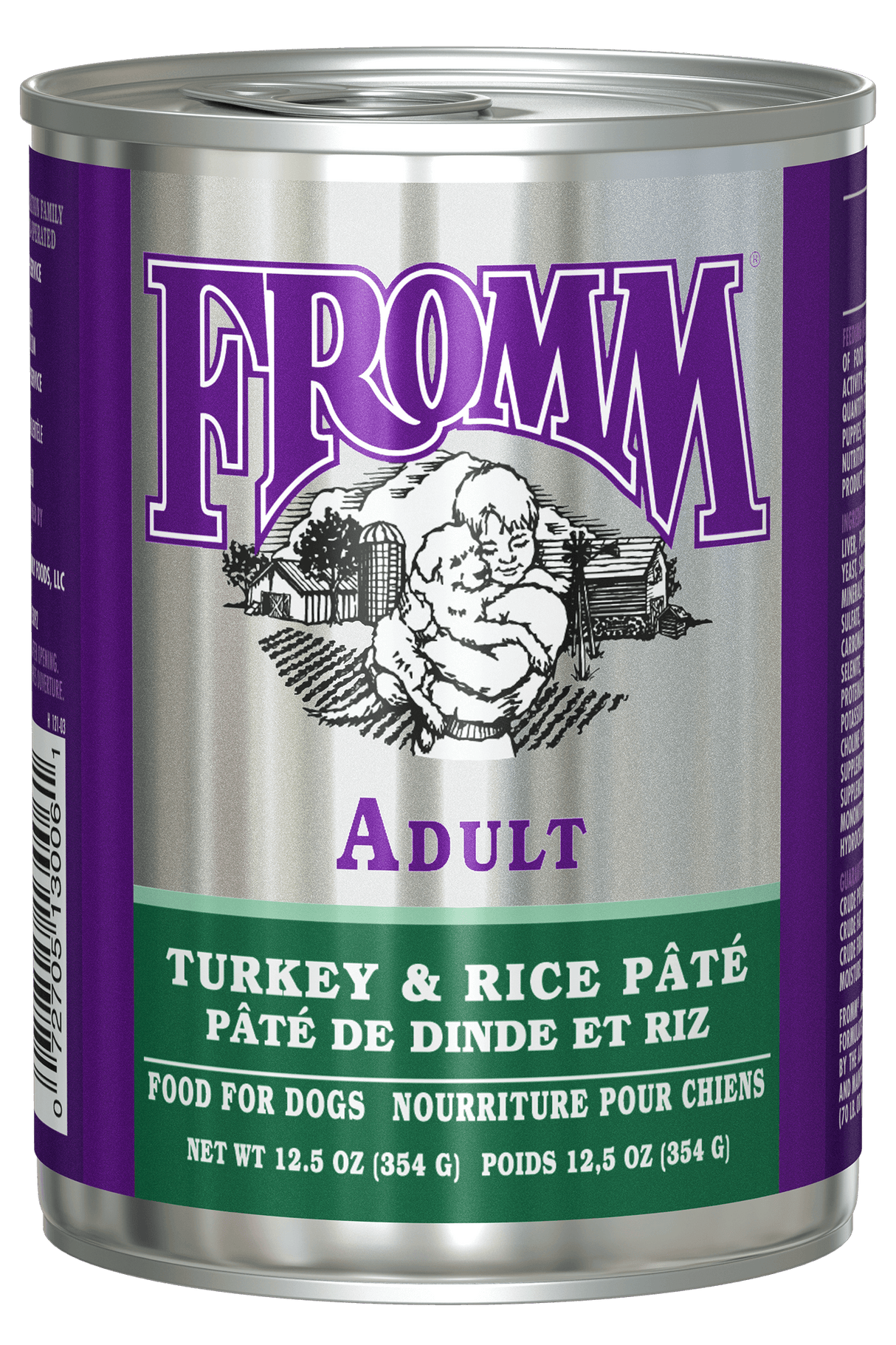 Fromm Classic Turkey & Rice Pate Wet Dog Food (12.5oz Can)