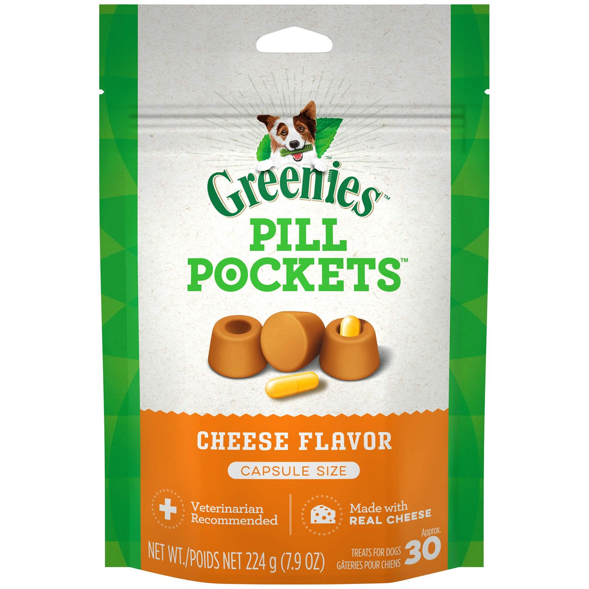 Greenies D Pill Pockets Cheese Capsule 30ct