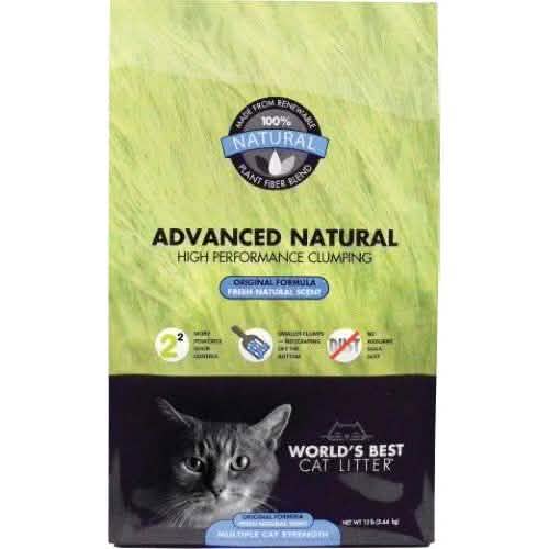 World's Best Cat Litter Zero Mess Advanced 12lb Pack
