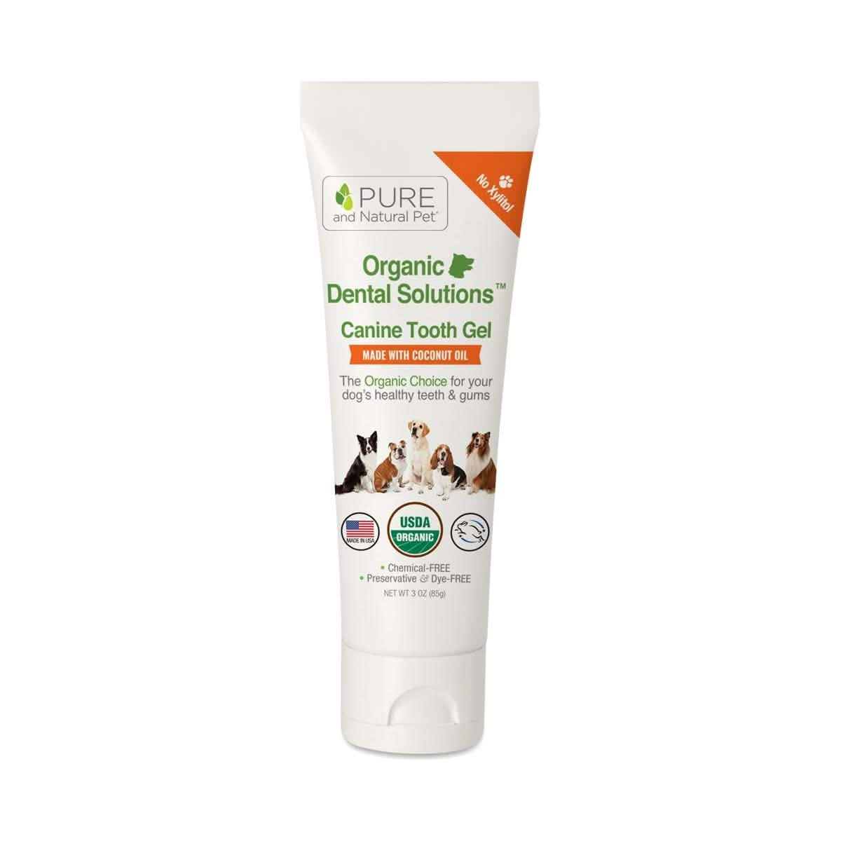Pure and Natural Pet Dog Tooth Gel, 3oz Size
