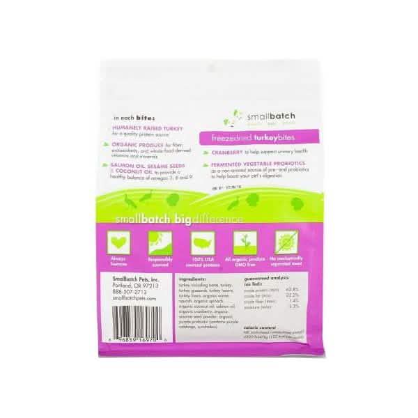 SmallBatch Dog & Cat Food Topper Freeze-Dried TurkeyBites