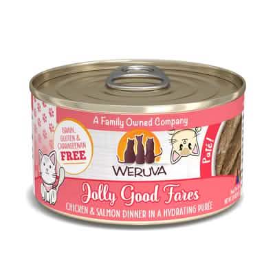 Weruva C Classic Jolly Good Fares Chicken/Salmon Paté 3oz