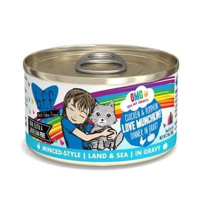 Weruva C BFF OMG! Love Munchkin! Chicken/Pumpkin in Gravy 2.8oz