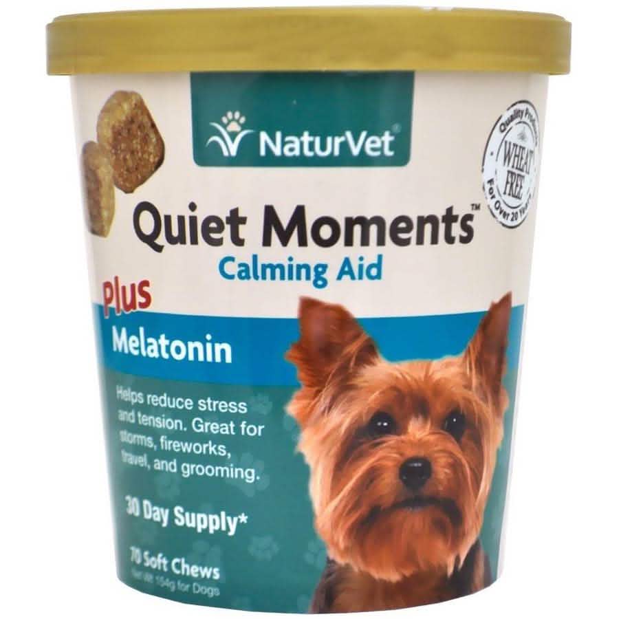 NaturVet D Quiet Moments Melatonin Chew 70ct