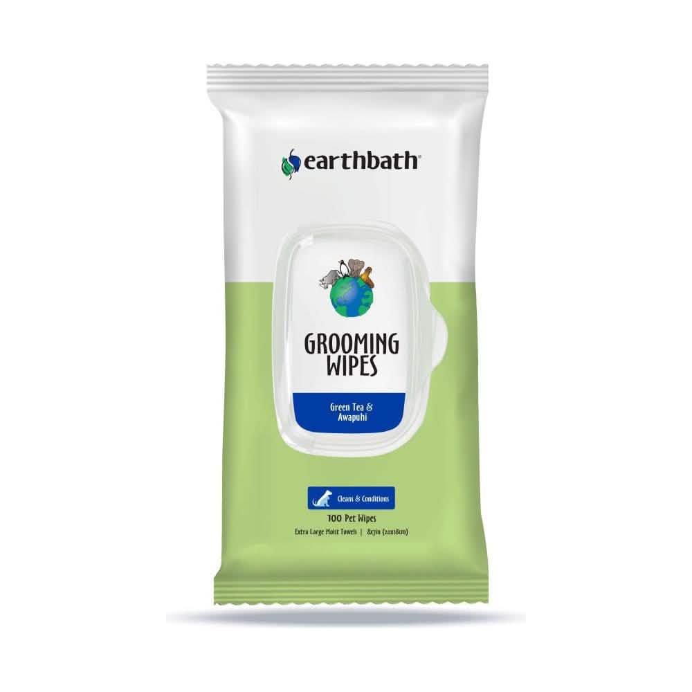 Earthbath D Wipes Green Tea 100ct