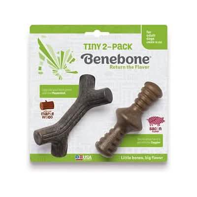 Benebone Bacon/Maple 2pk Tiny