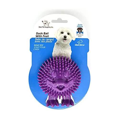 Best Pet Duck Squeaker Purple