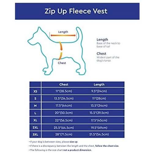 Gooby Zip Up Fleece Blue M