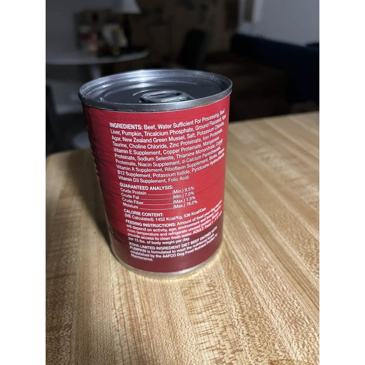 KOHA D LID 90% Beef 13oz