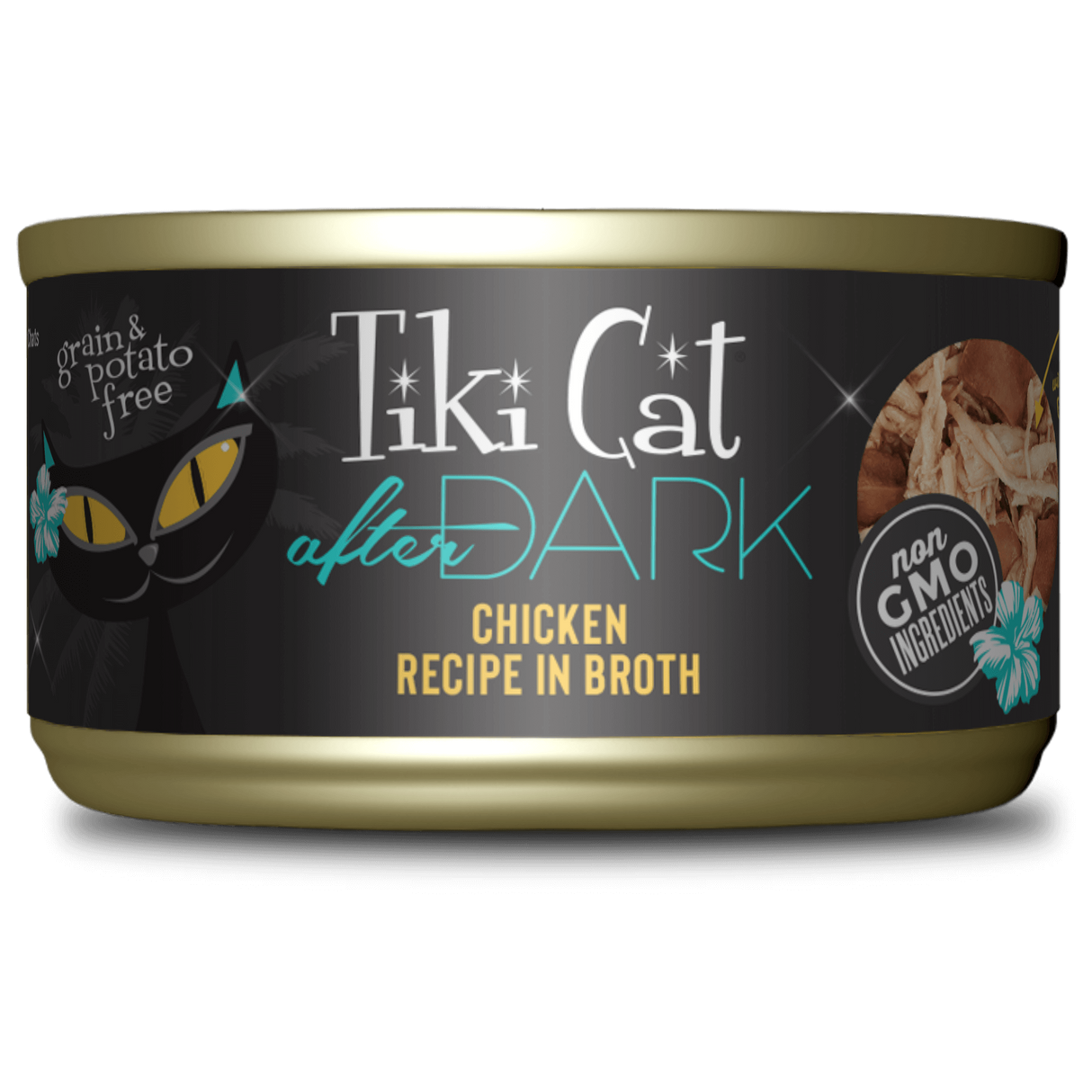 Tiki -kat na donker hoender 2.8oz