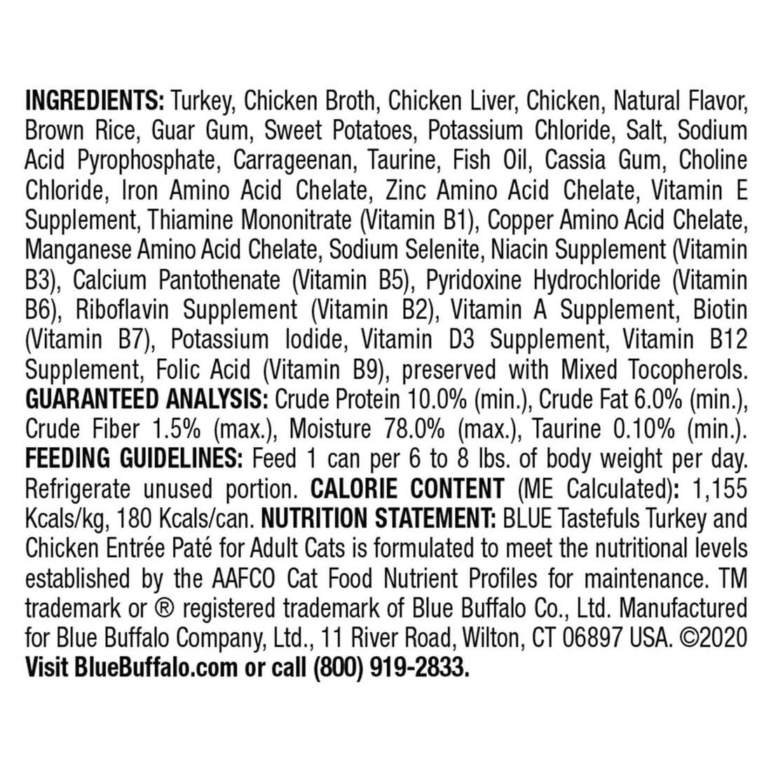 Blue C Tastefuls Poulet /Dinde 5oz