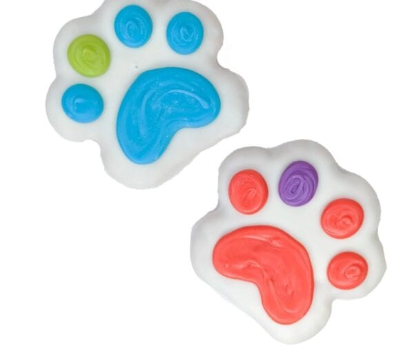 Bosco & Roxy's Happy Bark-Day Blue Paw Cookie