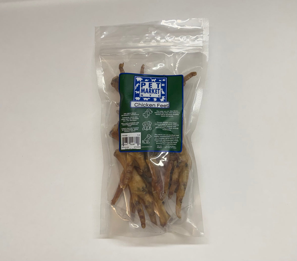Pet Market NYC Chicken Feet (10 pack)
