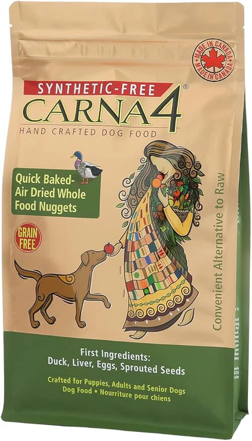 Carna4 Duck Formula Dry Dog Food (22lb Bag)