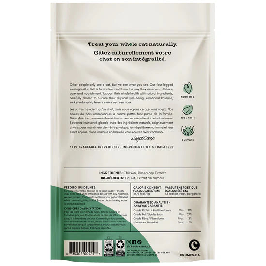 Crumps Naturals Cat Freeze-Dried Treats Chicken 1.05oz