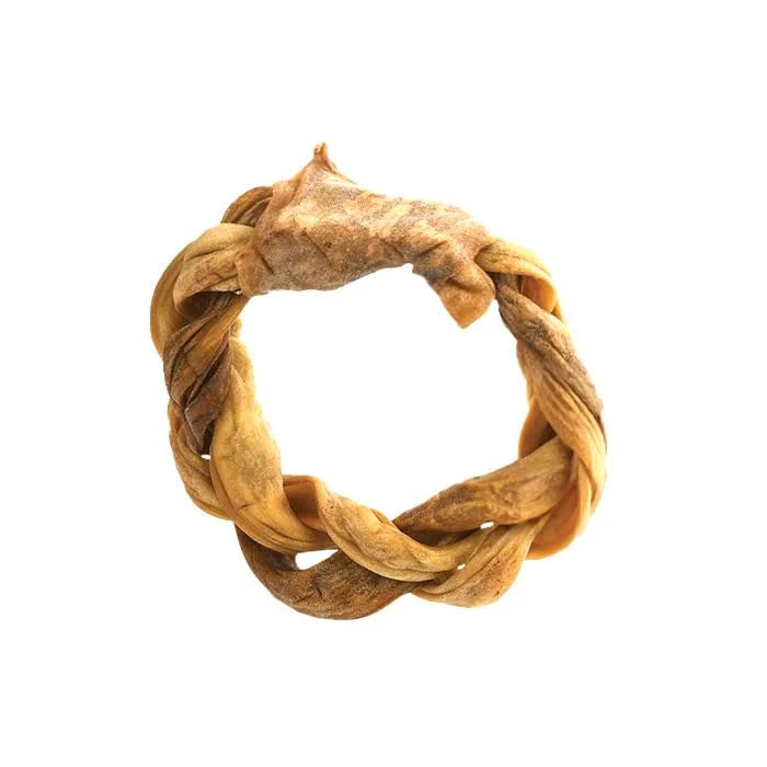 Dogginstix Lamb Collagen Braided Ring for Dogs (4.10 oz'' - 1 count)