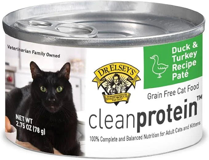 Dr Elsey's Clean Protein Duck & Turkey Pate Wet Cat Food (2.75oz can)