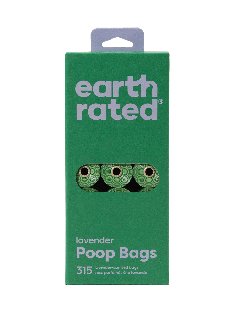 Earth Rated Lavender Scented Poop Bags 21 Rolls