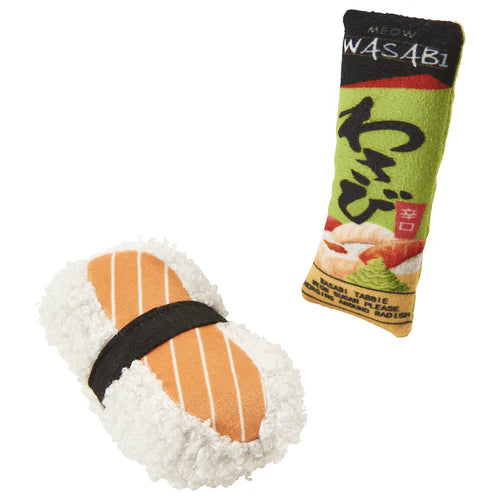 SPOT Sushi Take-Out Plush Cat Toy (2 Pack)