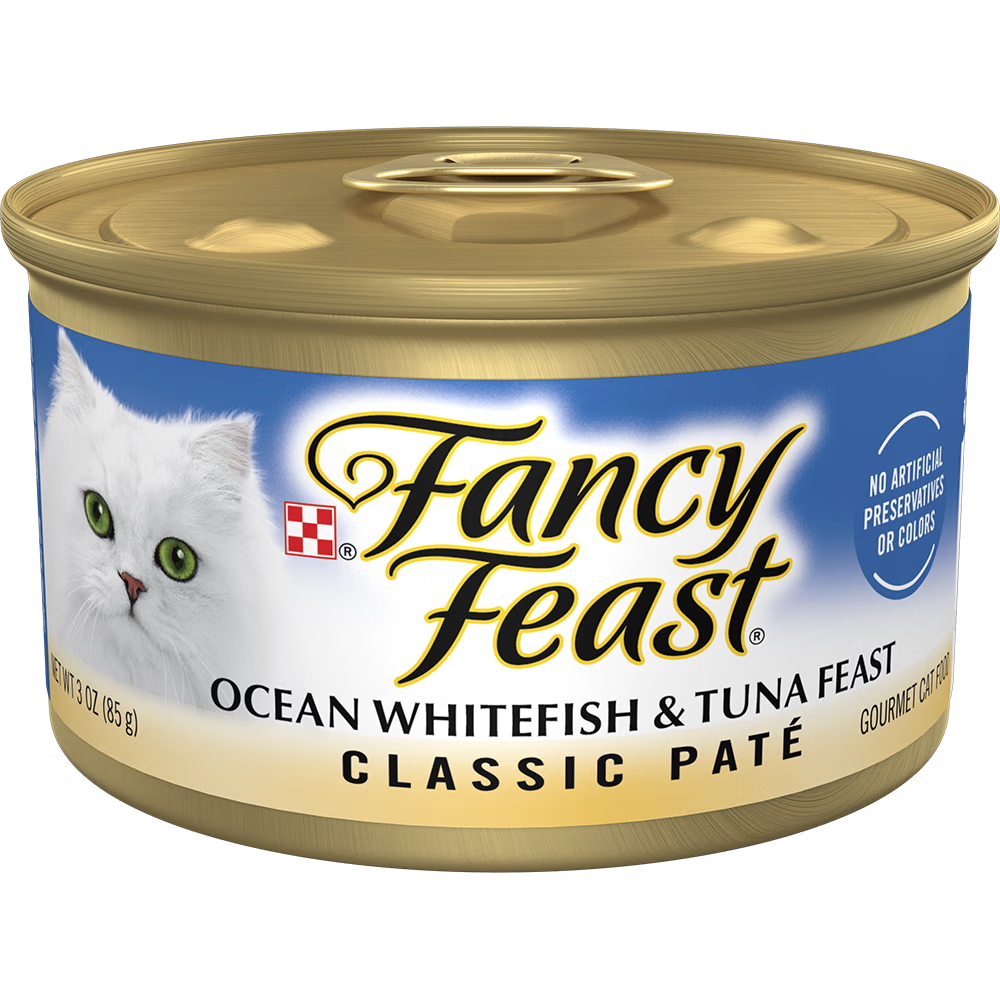 Fancy Feast Cat Wet Food White Oceanfish & Tuna 3 oz