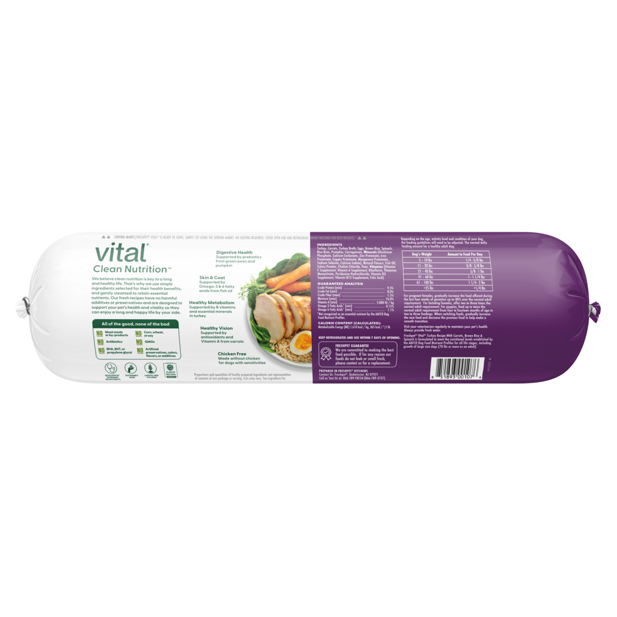 Freshpet Vital Balance Turquie 6 lb