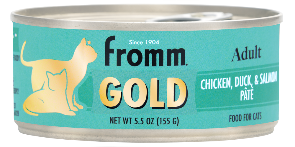 Fromm Cat Wet Food Gold Chicken, Duck & Salmon Pate 3oz