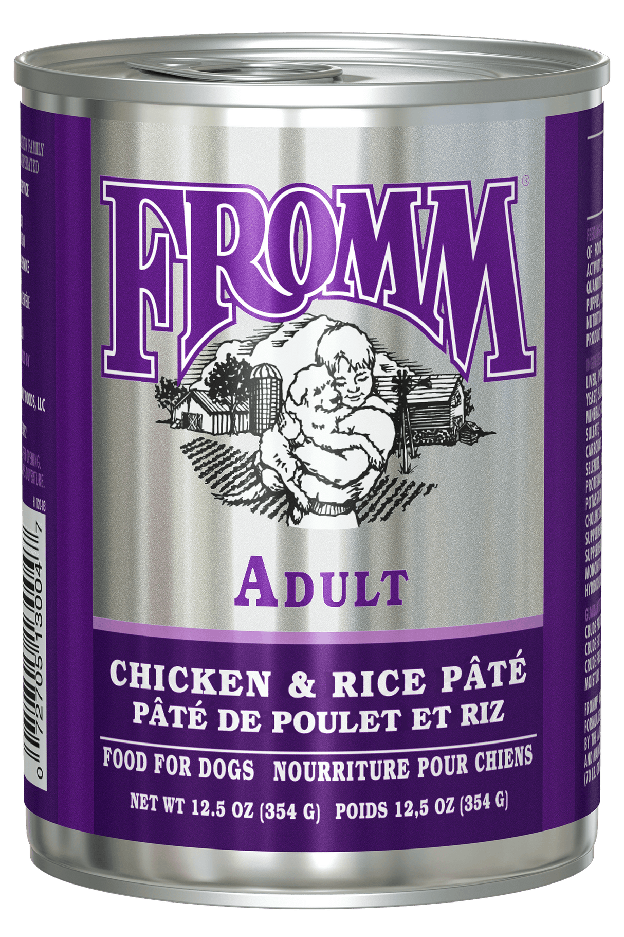 Fromm Classic Adult Chicken & Rice Pâté Wet Dog Food (12.5oz Can)