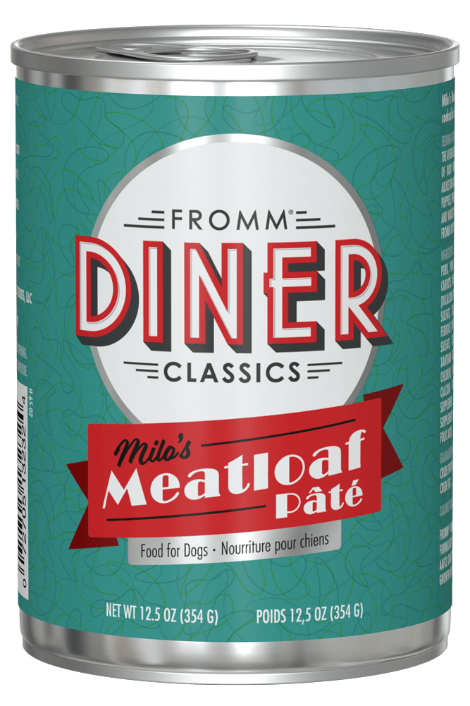 Fromm Diner Classics Milo's Meatloaf Pate Wet Dog Food (12.5oz Can)
