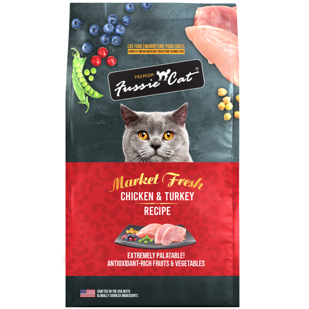 Fussie Cat Fresh Market Chicken & Turkey Recipe Dry Cat Food (3.5lb Bag)