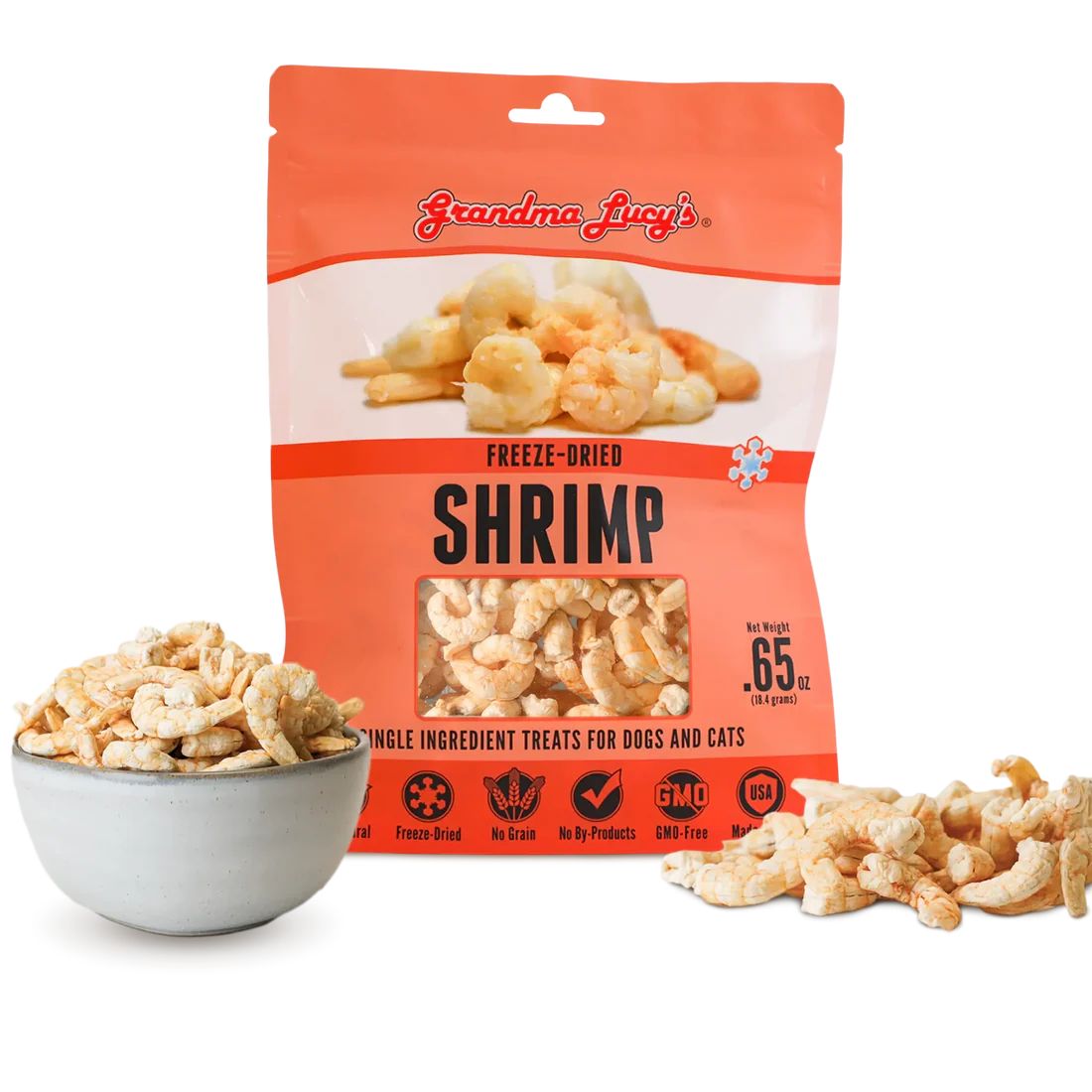 Grandma Lucy's Dog & Cat Freeze Dried Shrimp 0.65oz