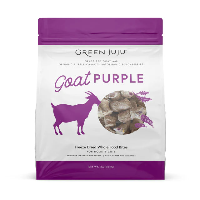 Green Juju Dog & Cat Food Topper Greeze-séché Purple 3oz