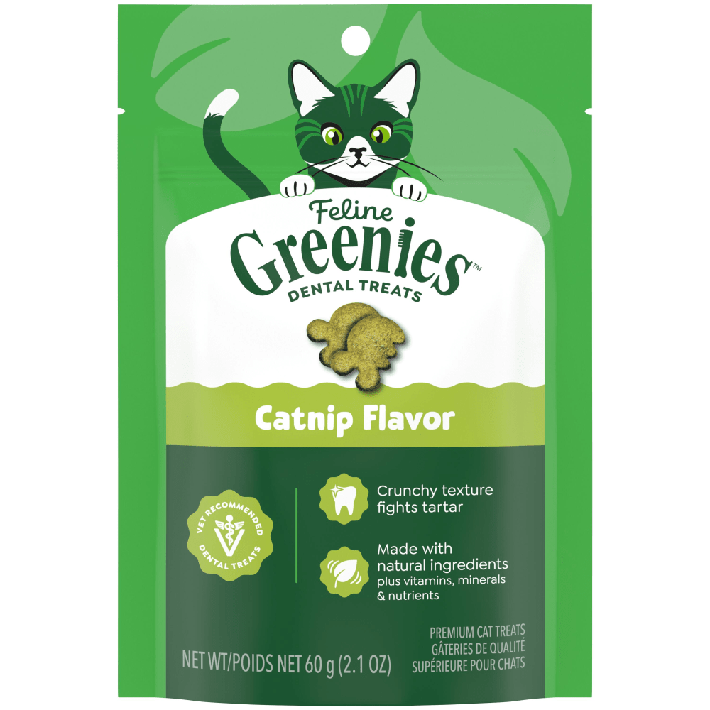 Greenies Dental Treats Catnip Flavor for Cats