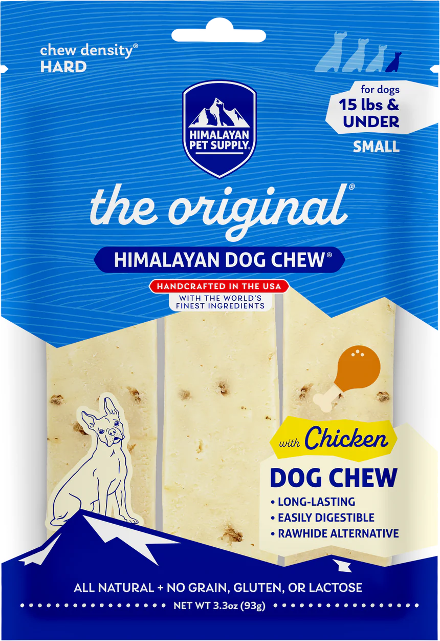 Himalayan Chicken Dog Chew (Small - 3 pack, 3.3oz bag)