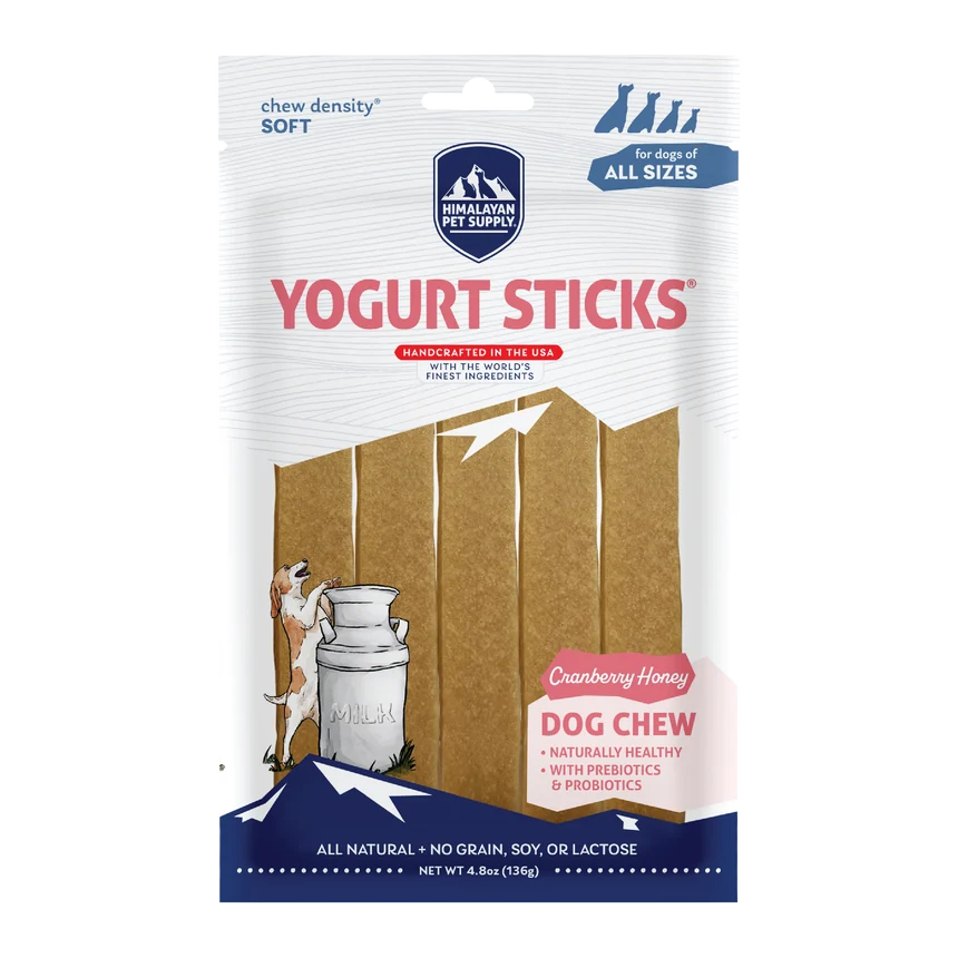 Himalayan Yogurt Cranberry Honey Sticks Dog Chews (4.8oz)