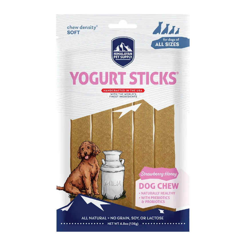 Himalayan Strawberry Honey Yogurt Sticks Dog Chews (4.8oz)
