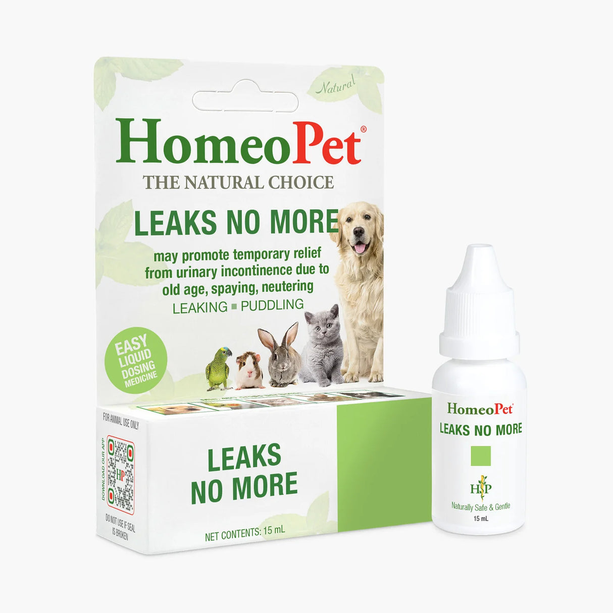 HomeoPet Leaks No More for Pets