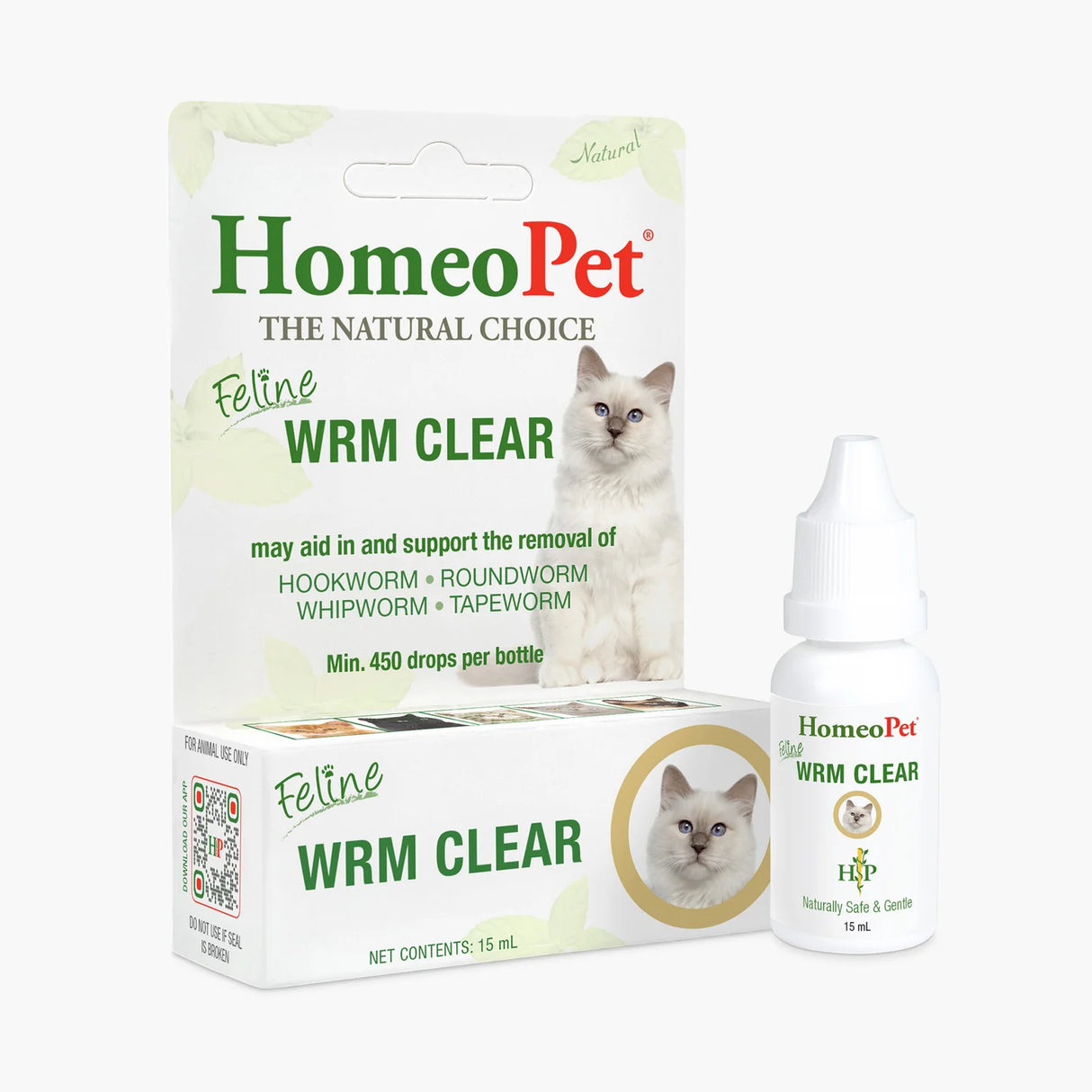 HomeoPet Feline WRM Clear for Cats