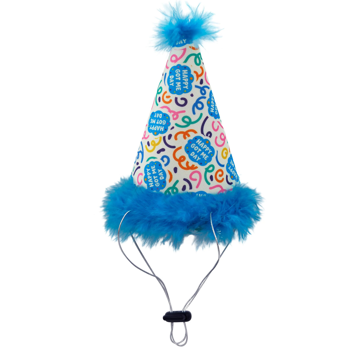 Huxley & Kent Pet Party Hat, Happy Got Me Day Dog Hat Large