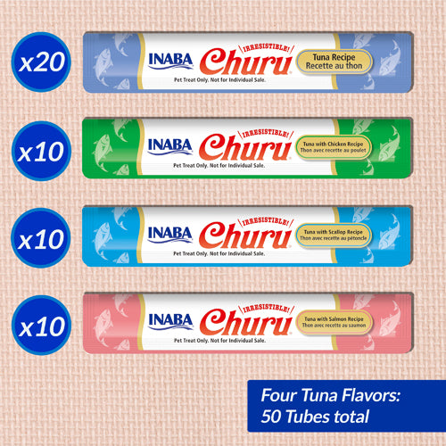 Inaba Churu Tuna Variéties 50pk