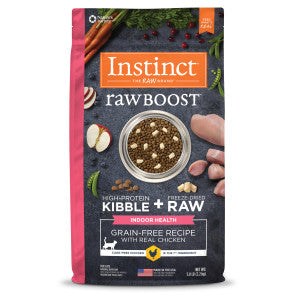 Instinct Raw Boost Indoor Health Grain-Free Recipe With Real Chicken Dry Cat Food (5lb Bag)