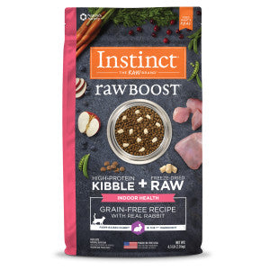 Instinct Raw Boost Indoor Health Grain-Free Recipe With Real Rabbit (4.5lb Bag)