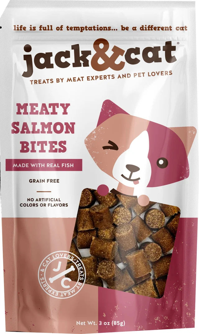 Jack & Cat Treat Soft Salmon 3oz