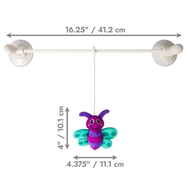 Kong Connects Glow Firefly Purple Cat Toy