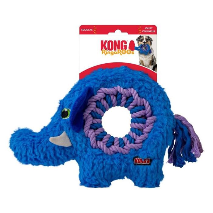 Kong Ringarooz Elephant Toy for Dogs (Medium)