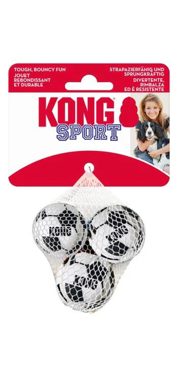 Kong Sport Soccer Balls Dog Toy ( X-Small 3 pack)
