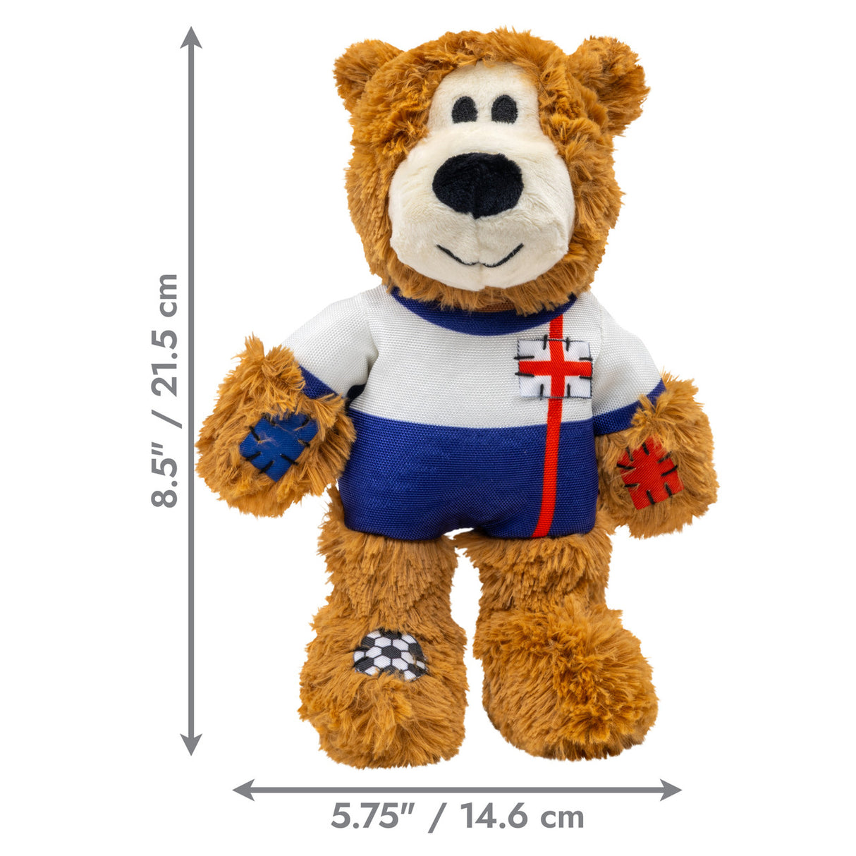 Kong Wild Knots Sport Bear Dog Toy - England (Medium)