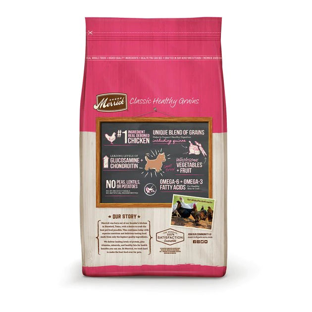 Merrick Classic Healthy Grains Small Breed Recipe Dry Dog Food (4lb Bag)