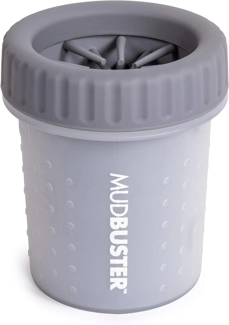 Dexas Mud Buster Gentle Paw Washer Gray Petite