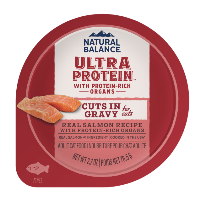 Natural Balance Cat Wet Food Ultra Protein Salmon In Gravy 2.7oz